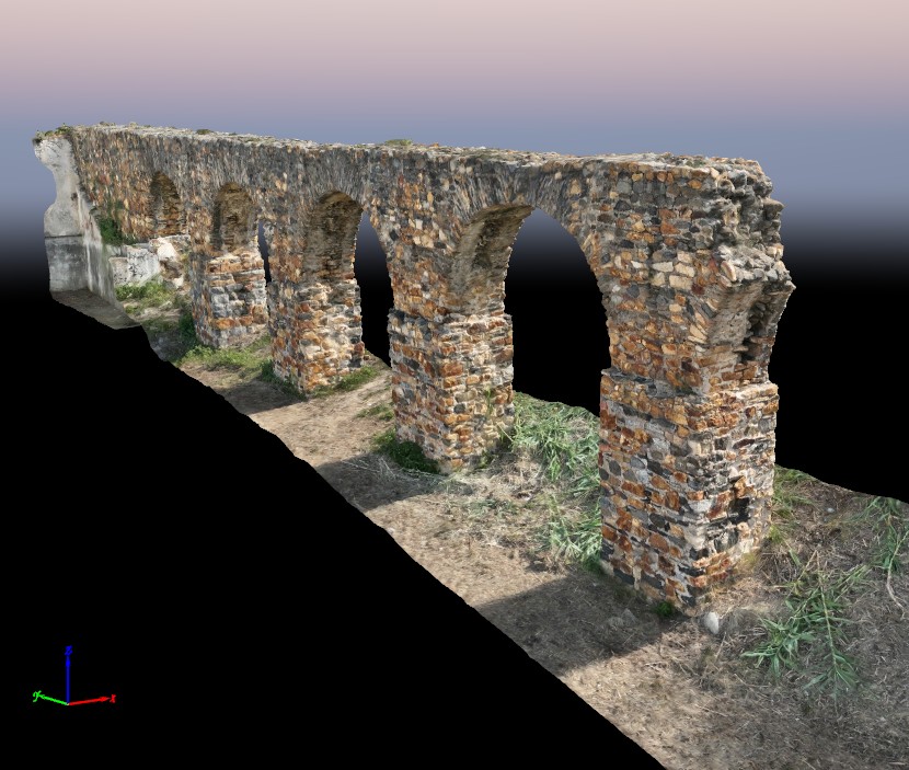 Model 3D d’estructura històrica